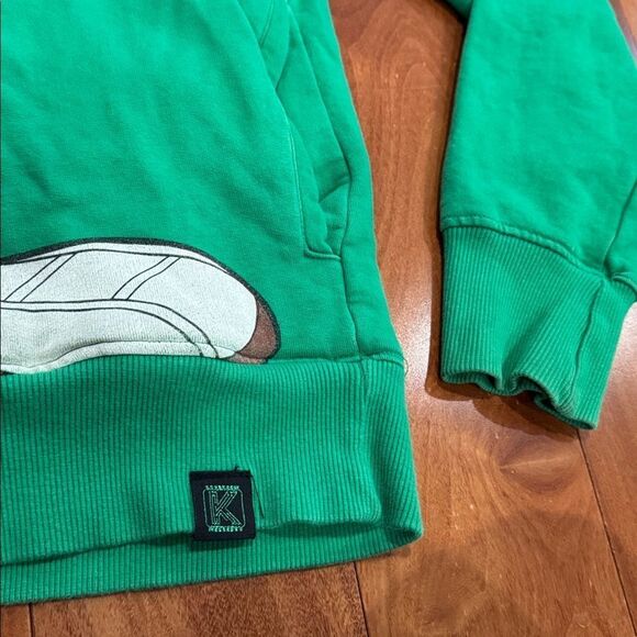 De Kryptic Space Jame Tune Squad Hoodie Green  Hoodie with Bling Blings size S - Picture 4 of 12